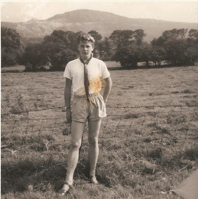 Dave Walker at School Camp  1966